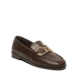 Genel Zenne Loafer Ayakkabı S615 Cilt Kahve