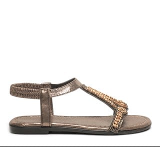 Yes Zenne Sandalet 114 Sultan Platin