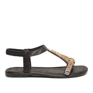 Genel Zenne Sandalet 114 Sultan Siyah