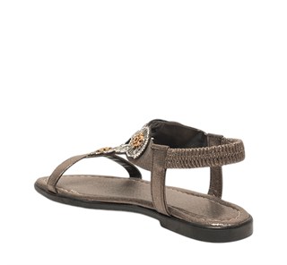 Yes Zenne Sandalet 118 Sultan Platin
