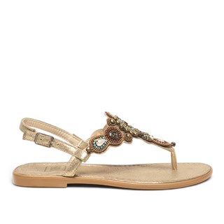 Yes Zenne Sandalet 120 Sultan Altın