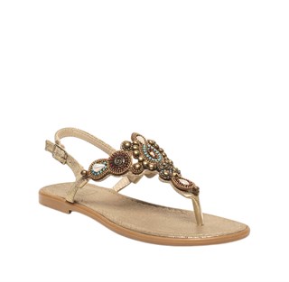 Yes Zenne Sandalet 120 Sultan Altın