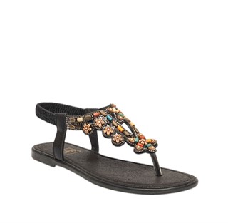 Yes Zenne Sandalet 121 Sultan Siyah