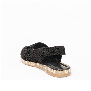 Genel Zenne Sandalet 93 Örgü Siyah