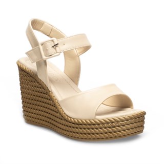 Genel Zenne Sandalet Dolgu Topuklu Kb006 Cilt Bej