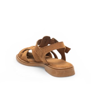 Genel Zenne Sandalet S-101 Süet Taba