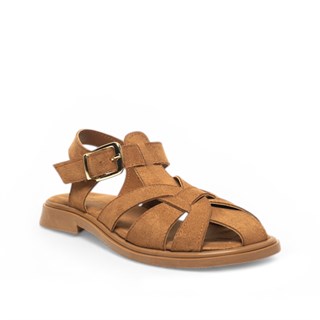 Genel Zenne Sandalet S-101 Süet Taba