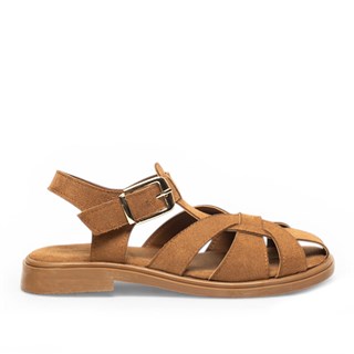 Genel Zenne Sandalet S-101 Süet Taba