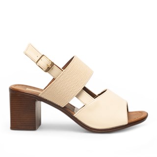 Genel Zenne Sandalet Topuklu S60 Cilt Bej