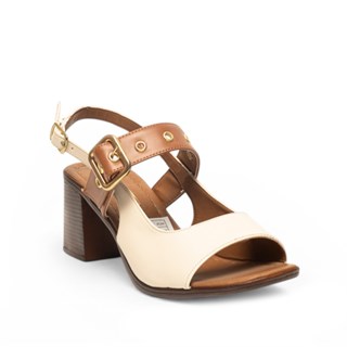 Genel Zenne Sandalet Topuklu S125 Cilt Bej