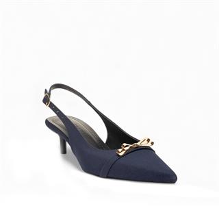 Genel Zenne Stiletto 205 Zara Saten Lacivert