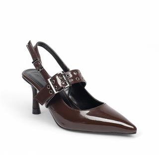 Genel Zenne Stiletto 2862 Rugan Kahve