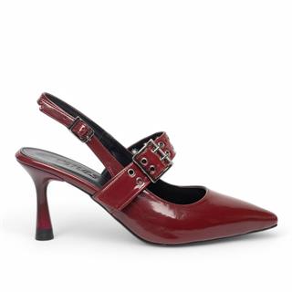 Genel Zenne Stiletto 2862 Rugan Bordo