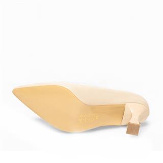 Genel Zenne Stiletto 360 Kırışık Rugan Bej