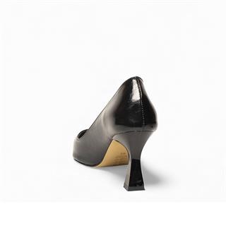 Genel Zenne Stiletto 360 Kırışık Rugan Siyah