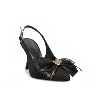 Genel Zenne Stiletto 407 Zara Saten Siyah