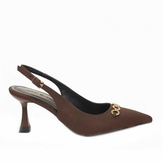 Genel Zenne Stiletto 715 Zara Saten Kahve