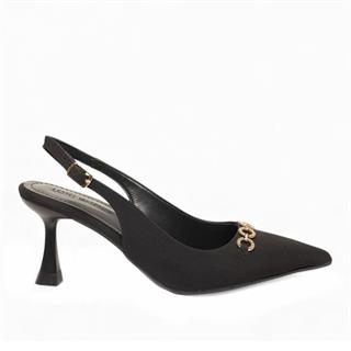 Genel Zenne Stiletto 715 Zara Saten Siyah