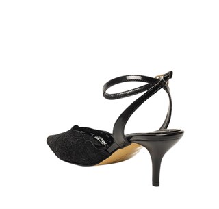Genel Zenne Stiletto Abiye 104 Dantel Siyah