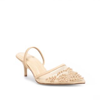 Genel Zenne Stiletto Abiye 101 Bej
