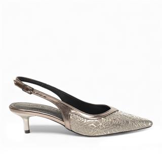 Genel Zenne Stiletto Topuklu 207 Platin
