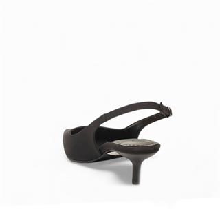 Genel Zenne Stiletto Topuklu 200 Zara Saten Siyah