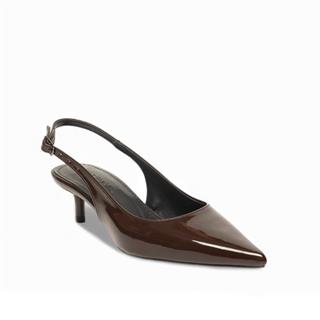 Genel Zenne Stiletto Topuklu 200 Rugan Kahve