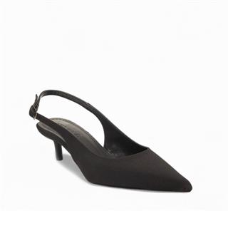 Genel Zenne Stiletto Topuklu 200 Zara Saten Siyah