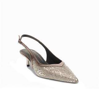 Genel Zenne Stiletto Topuklu 207 Platin