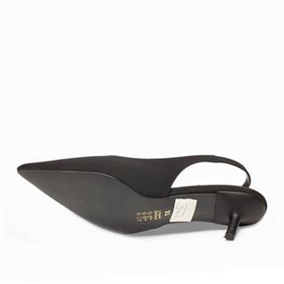 Genel Zenne Stiletto Topuklu 200 Zara Saten Siyah