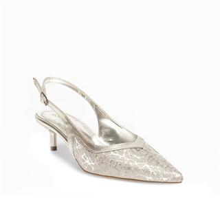 Genel Zenne Stiletto Topuklu 207 Gümüş