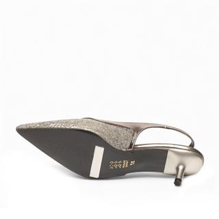 Genel Zenne Stiletto Topuklu 207 Platin