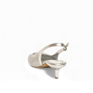 Genel Zenne Stiletto Topuklu 207 Gümüş