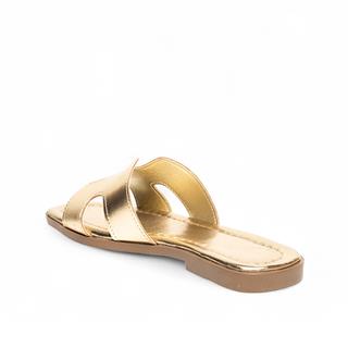 Genel Zenne Terlik 100 Metalik Altın