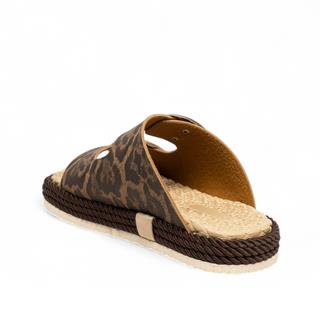Genel Zenne Terlik 300 Leopar Kahve