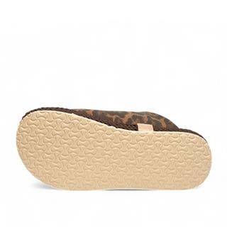 Genel Zenne Terlik 300 Leopar Kahve