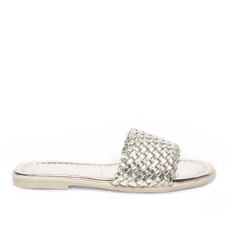 Genel Zenne Terlik 5002-8 Gümüş