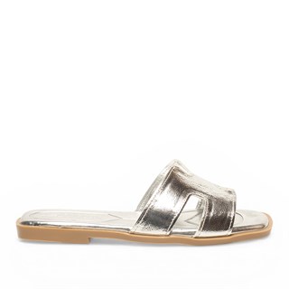 Genel Zenne Terlik T60 Metalik Gümüş