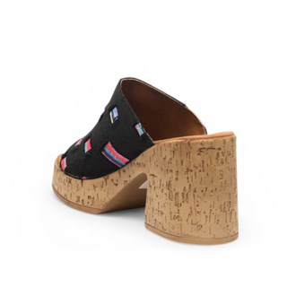 Genel Zenne Terlik Topuklu 301 Kot Siyah