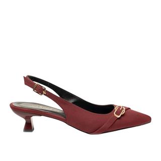 Genel Zenne Topuklu Ayakkabı 230 Zara Saten Bordo