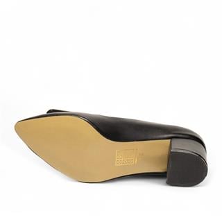 Genel Zenne Topuklu Ayakkabı B527 Cilt Siyah