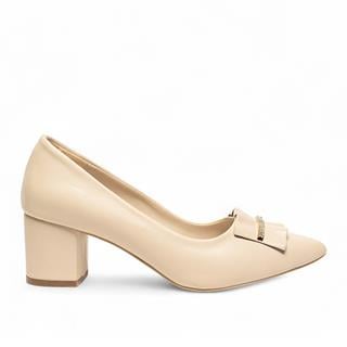 Genel Zenne Topuklu Ayakkabı B503 Cilt Ten