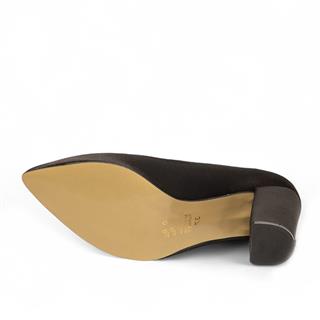 Genel Zenne Topuklu Ayakkabı C08011 Saten Siyah