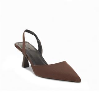 Genel Zenne Topuklu Ayakkabı 06 Zara Saten Kahve