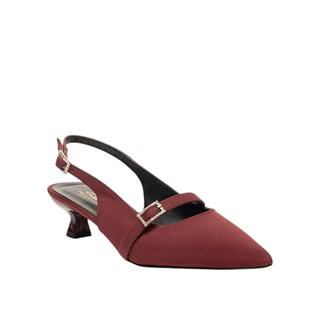 Genel Zenne Topuklu Ayakkabı 220 Zara Saten Bordo