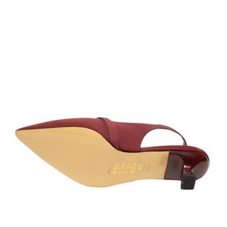 Genel Zenne Topuklu Ayakkabı 220 Zara Saten Bordo