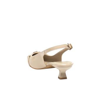 Genel Zenne Topuklu Ayakkabı 300 Rugan Bej