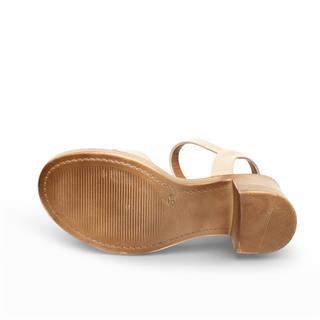 Genel Zenne Topuklu Sandalet 0087 Cilt Bej