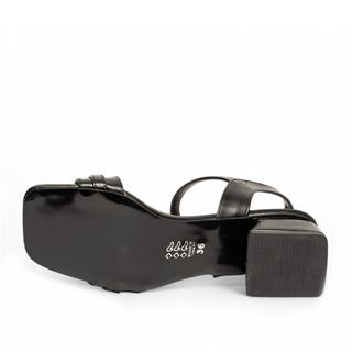 Genel Zenne Topuklu Sandalet 702 Cilt Siyah