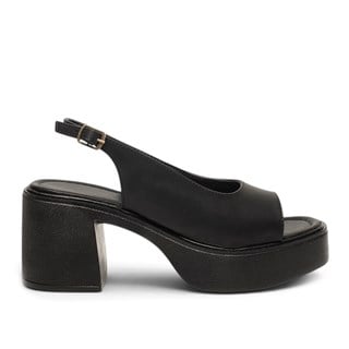 Genel Zenne Topuklu Sandalet 607 Siyah